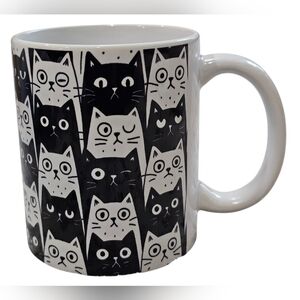 Cat Coffee Mug 11oz, Double Sided " It's Fine Everything Is Fine" New, No Tags